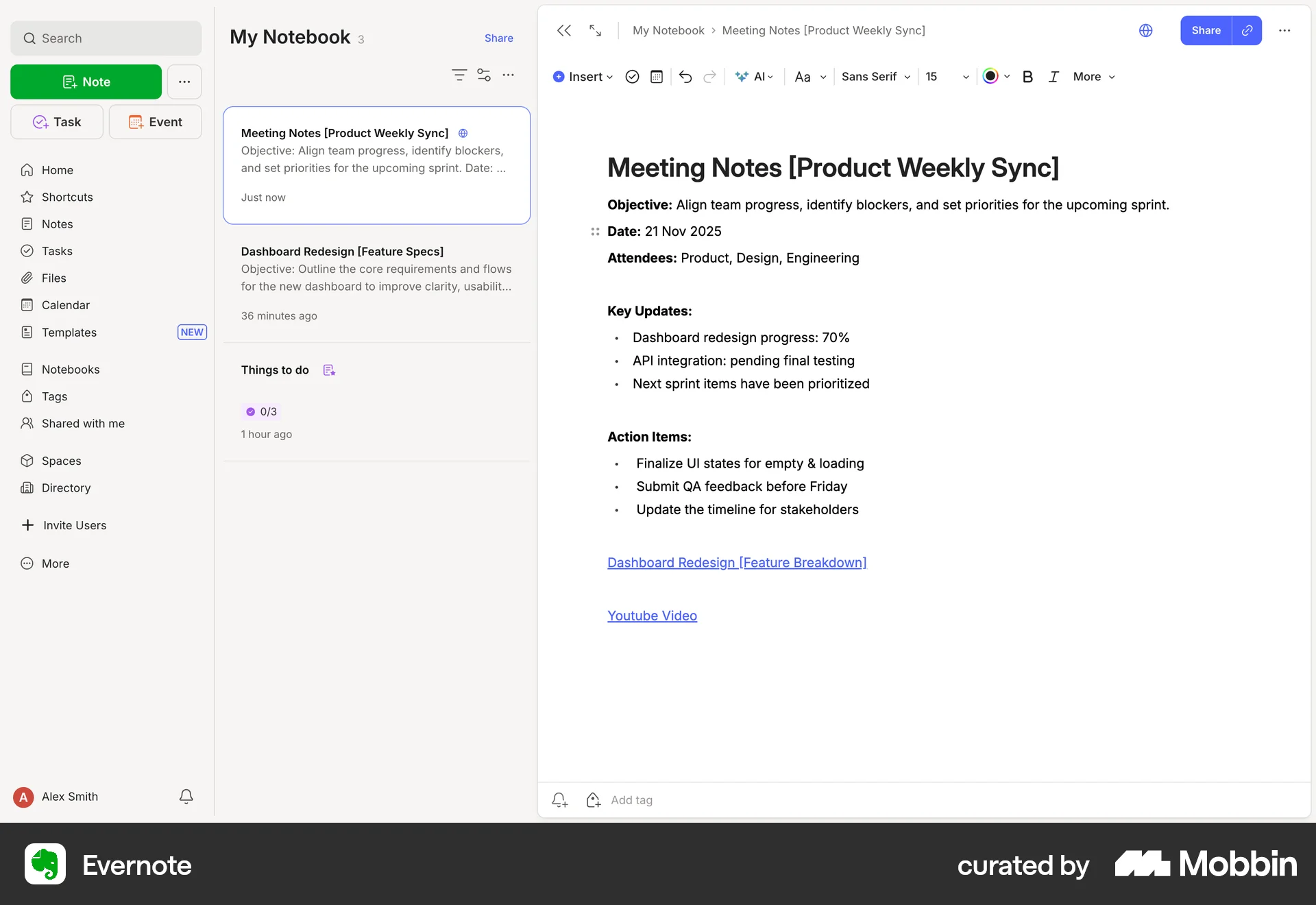 Notes & Documentation System